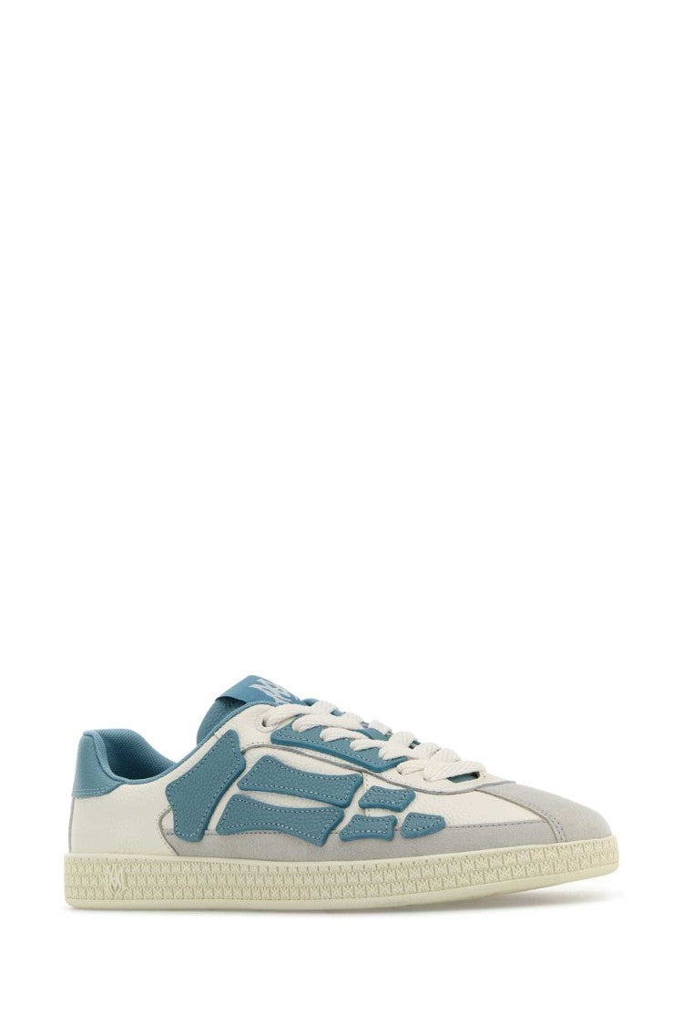 Amiri Multicolor Leather And Suede Pacific Bones Sneakers