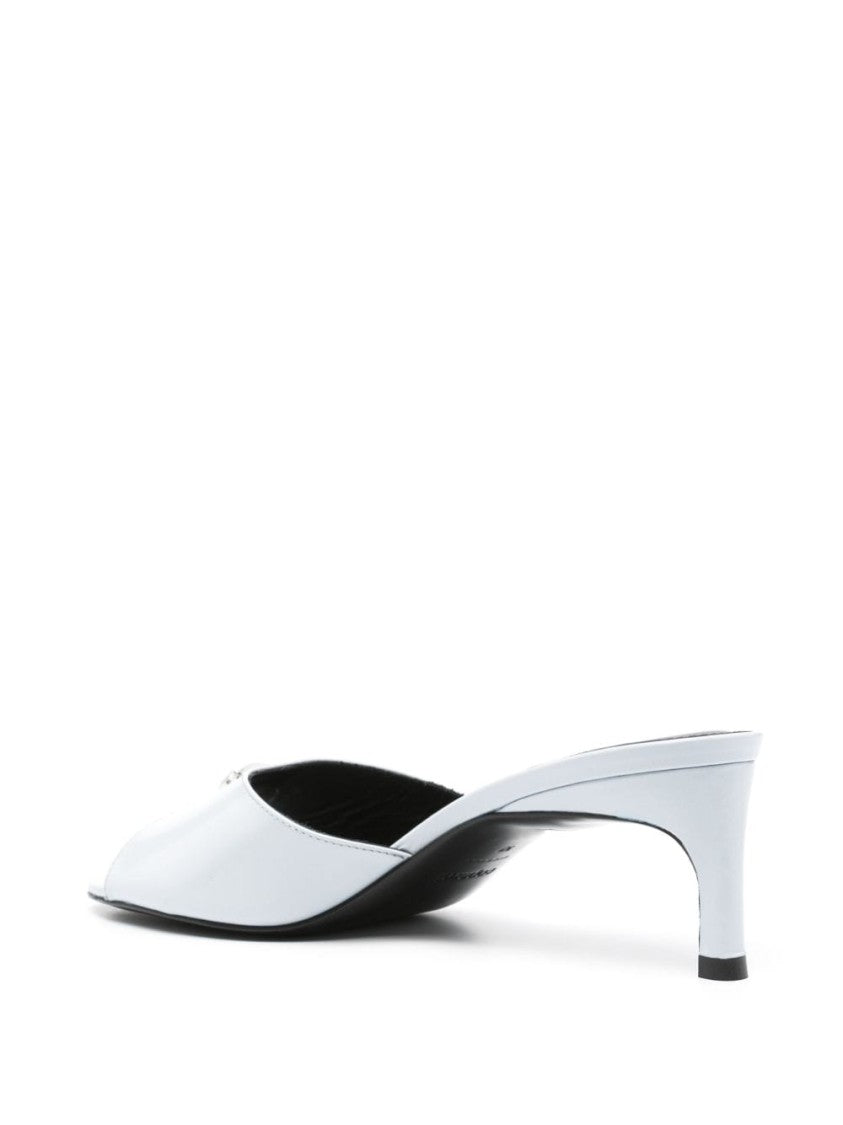 Coperni Light Blue Calf Leather Open Toe Sandals