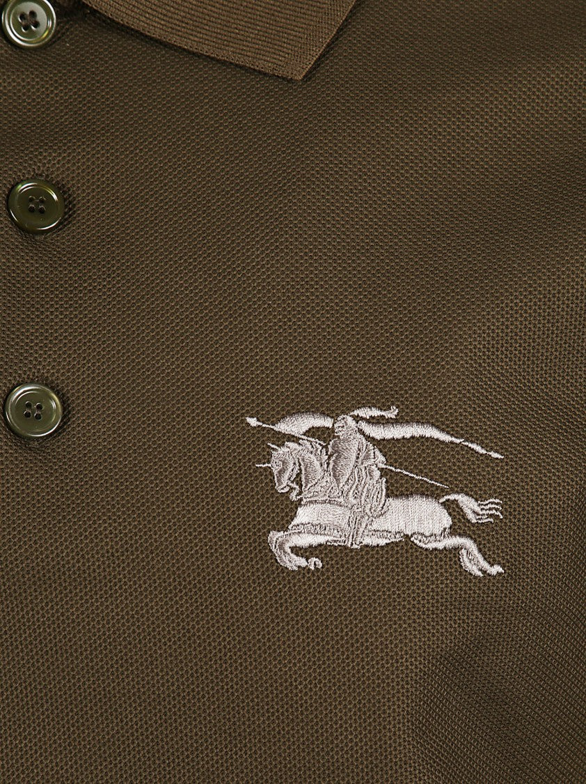 Burberry Pique Cotton Polo Shirt