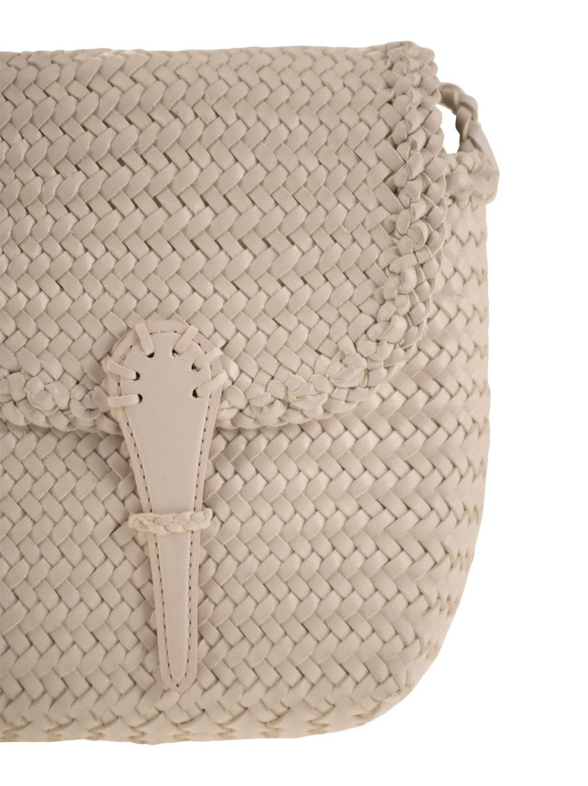 Dragon Mini City Bag - Woven Leather Bag