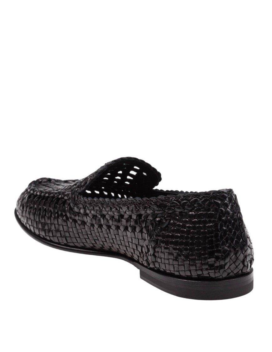 Dolce & Gabbana Polished Goatskin Slippers