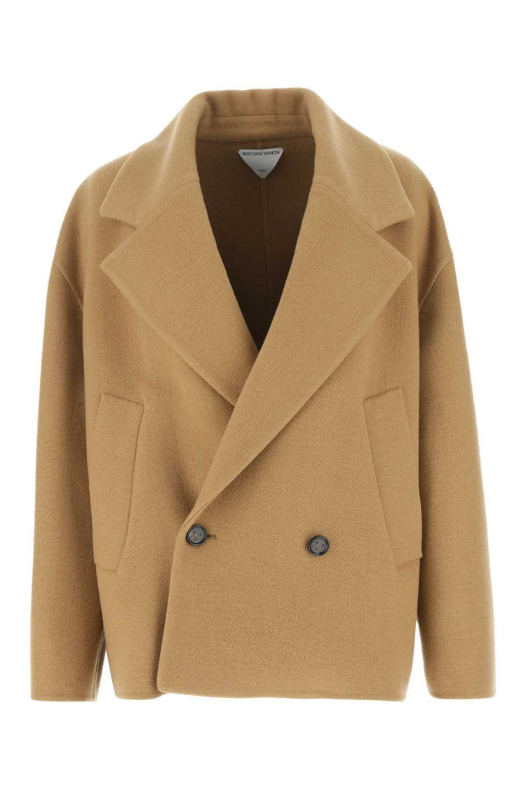 Bottega Veneta Camel Cashmere Coat