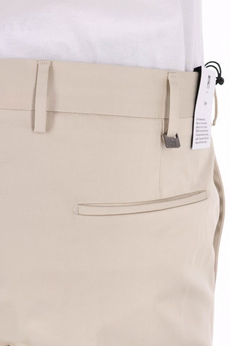 Pt Torino Dieci Model Cotton Twill Trousers