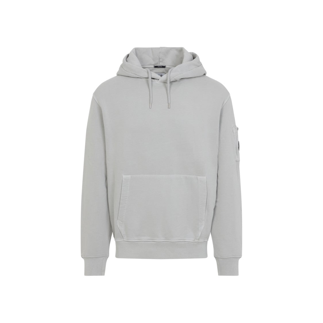 C.P. Company Relaxed Fit Grey Cotton Hoodie
