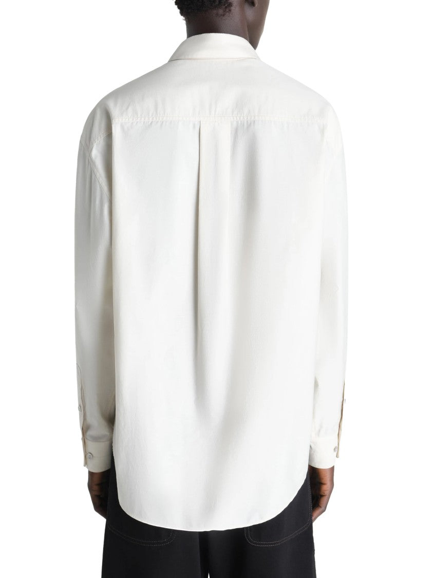 Lemaire Classic Regular Fit Button-Down Shirt With Smooth Finish