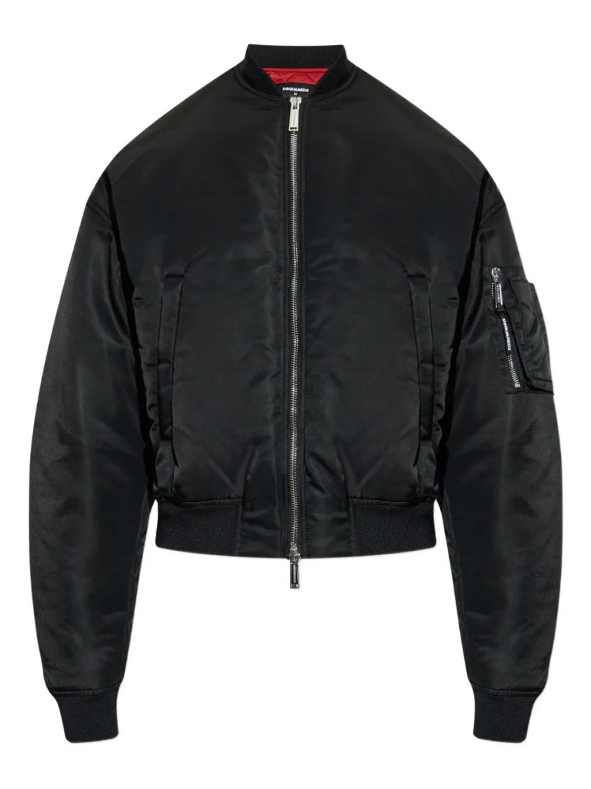 Dsquared2 Sleek Structured Men's Polyamide Outerwear