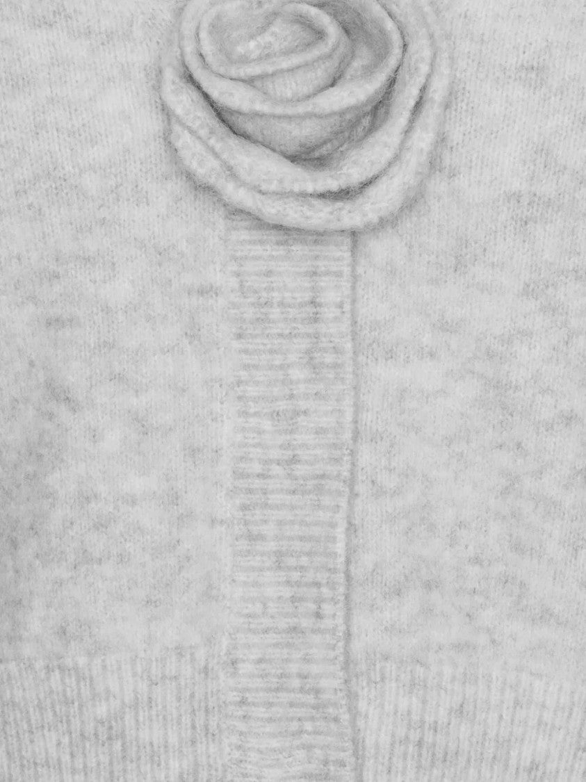 Rotate Birger Christensen Knit Puff Sleeve Cardigan