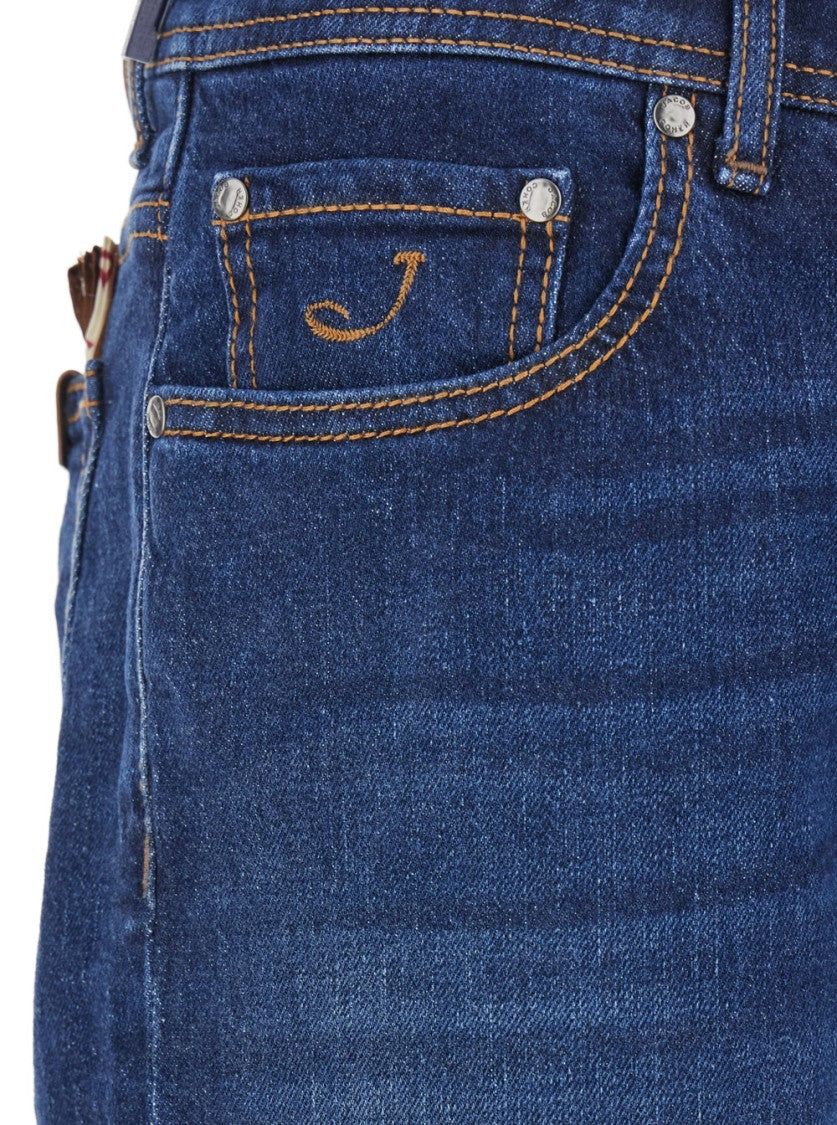 Jacob Cohen Straight-Leg Jeans With Mid-Rise Waist
