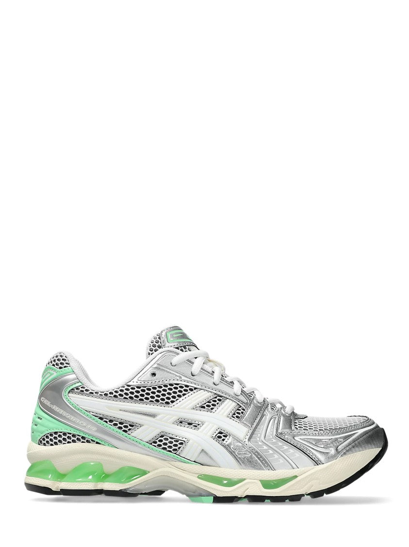 Asics Gel-Kayano 14 Sneakers With Metallic Silver Upper