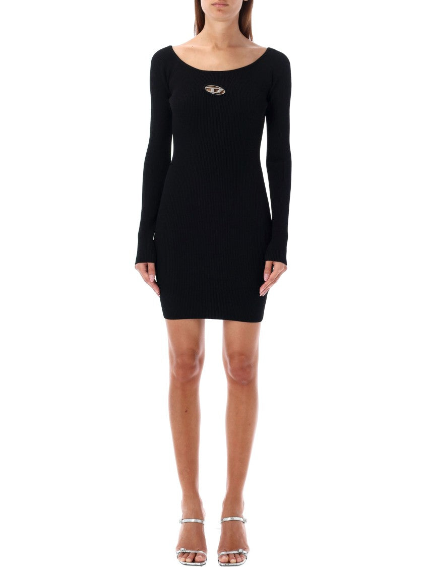 Diesel M-Vera Ribbed Knit Mini Dress