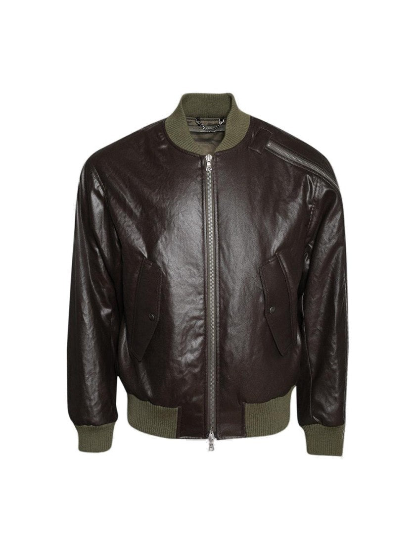 Dries Van Noten Bomber Jacket - Khaki