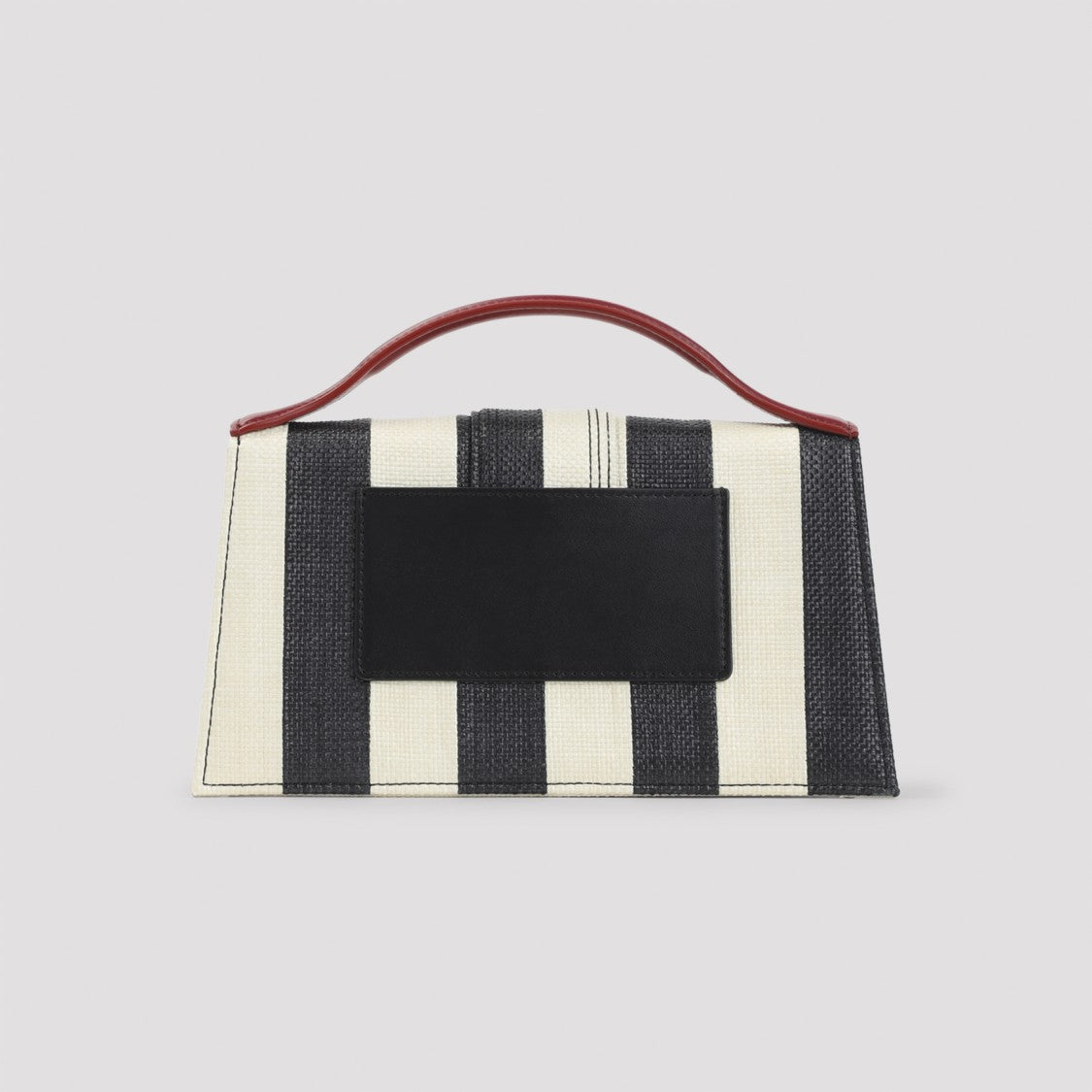 Jacquemus Le Grand Bambino Black Raffia Handbag