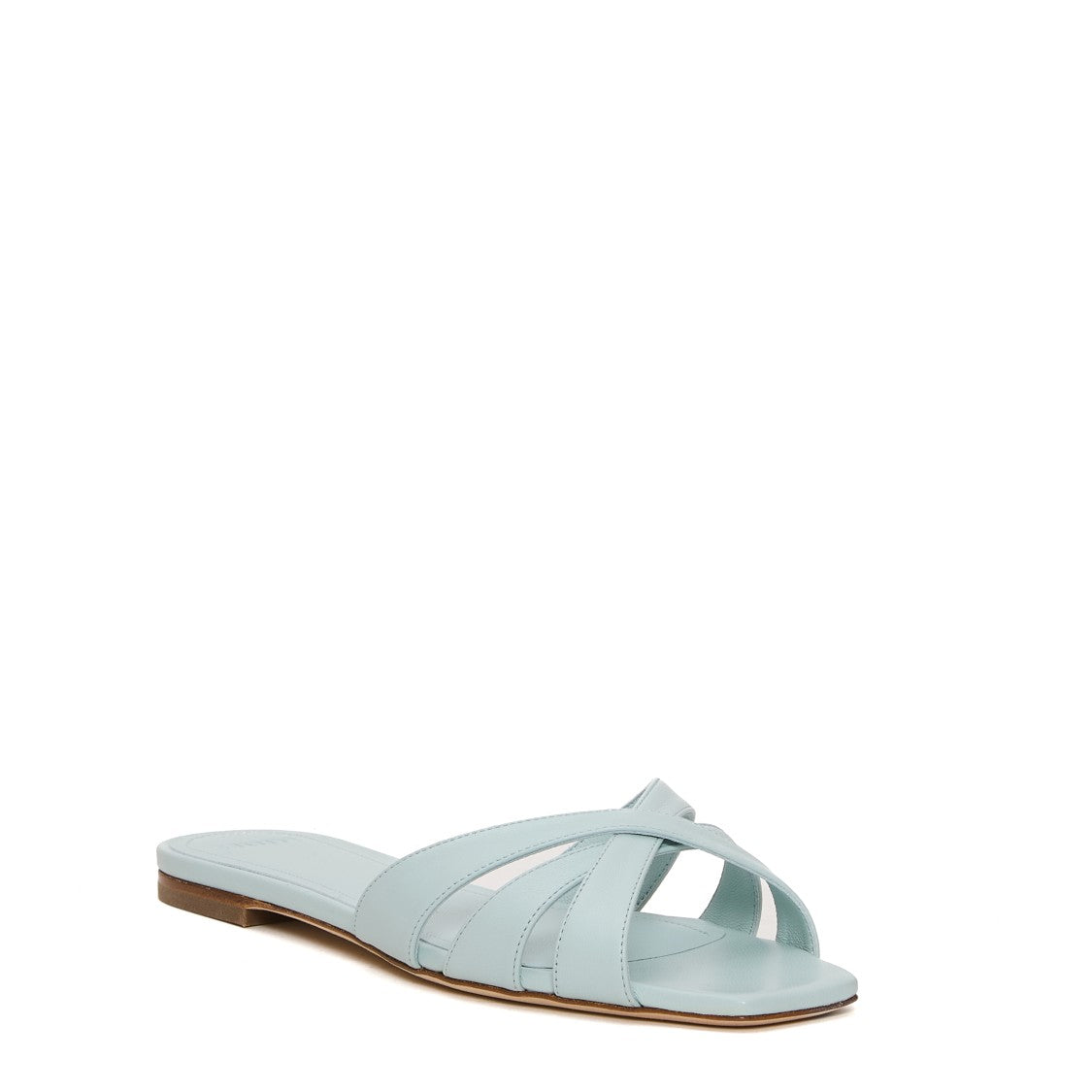 3Juin Sky Blue Color Plumette Slipper