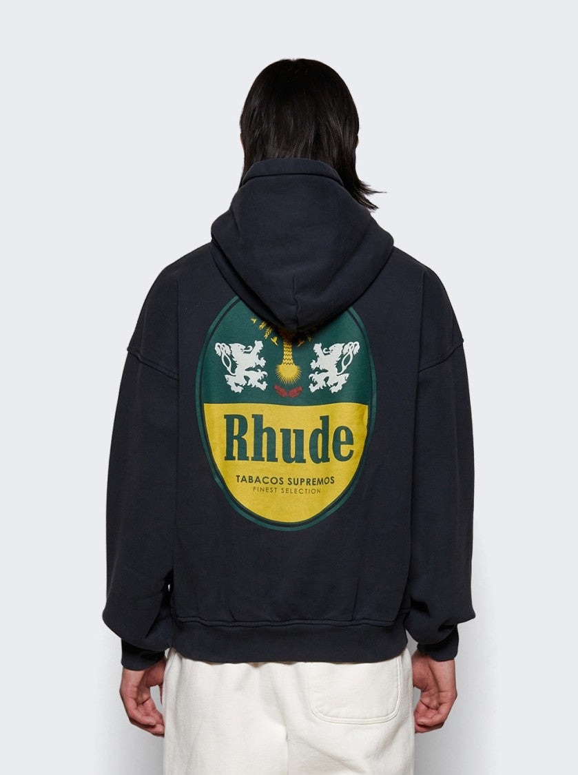 Rhude Tabaco Hoodie Vintage Black