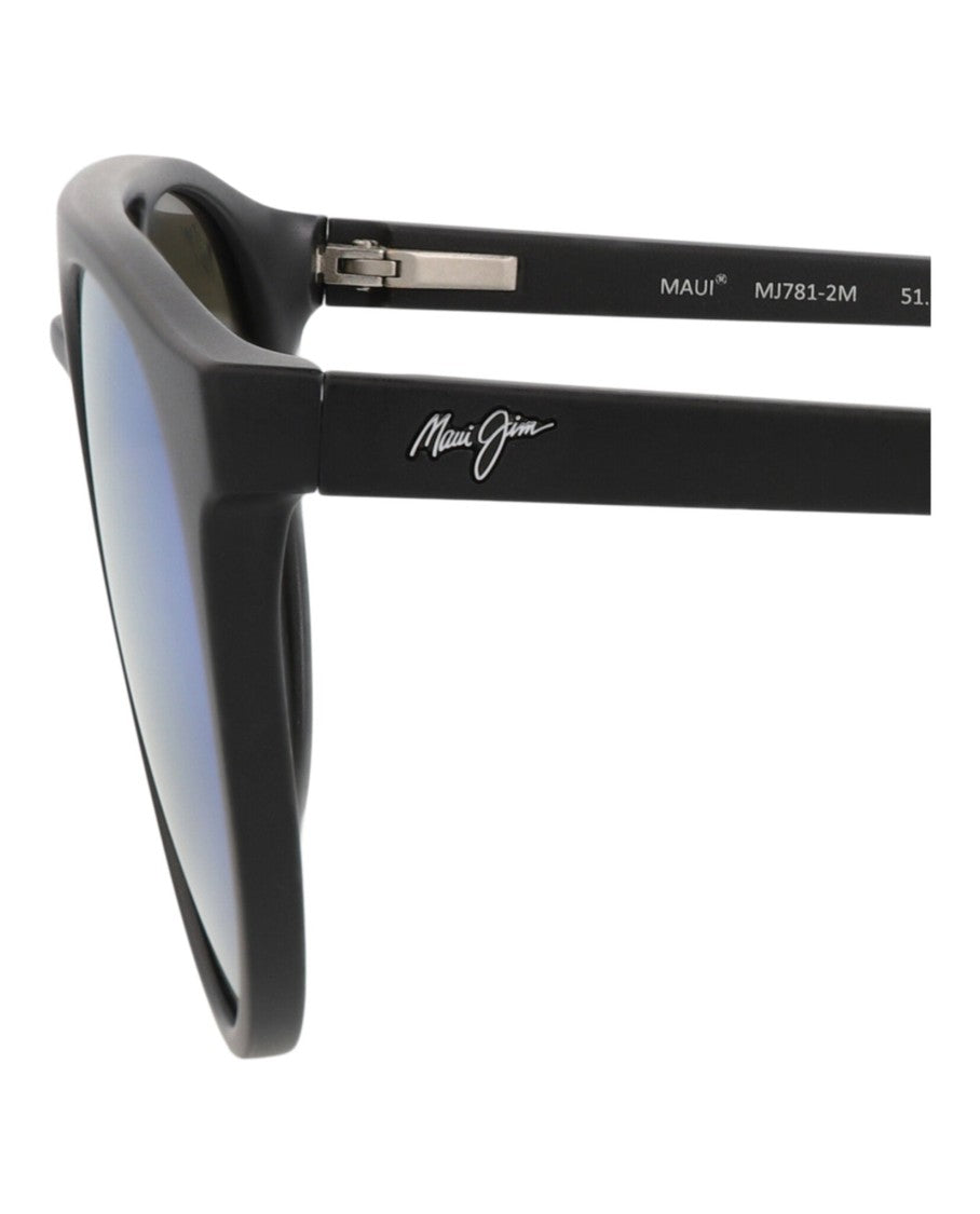 Maui Jim Round-Frame Injection Sunglasses