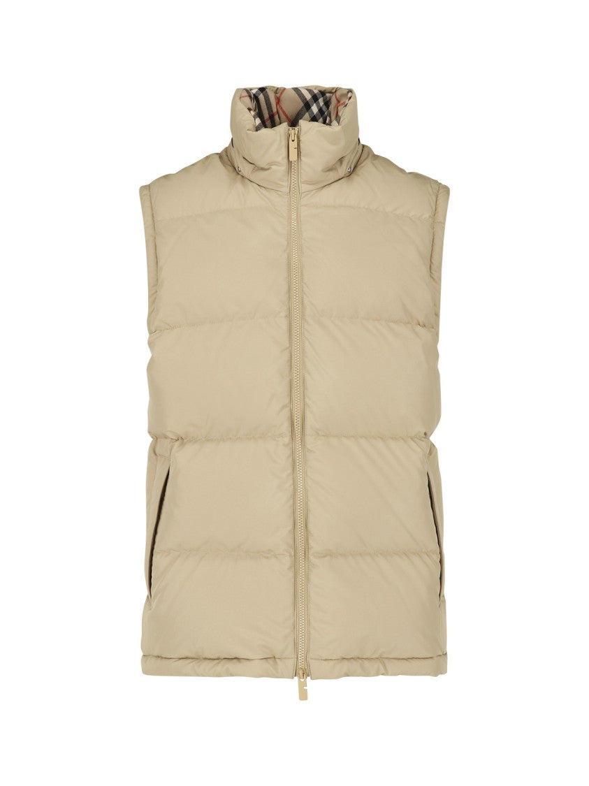 Burberry Beige Bideford Hooded Down Jacket