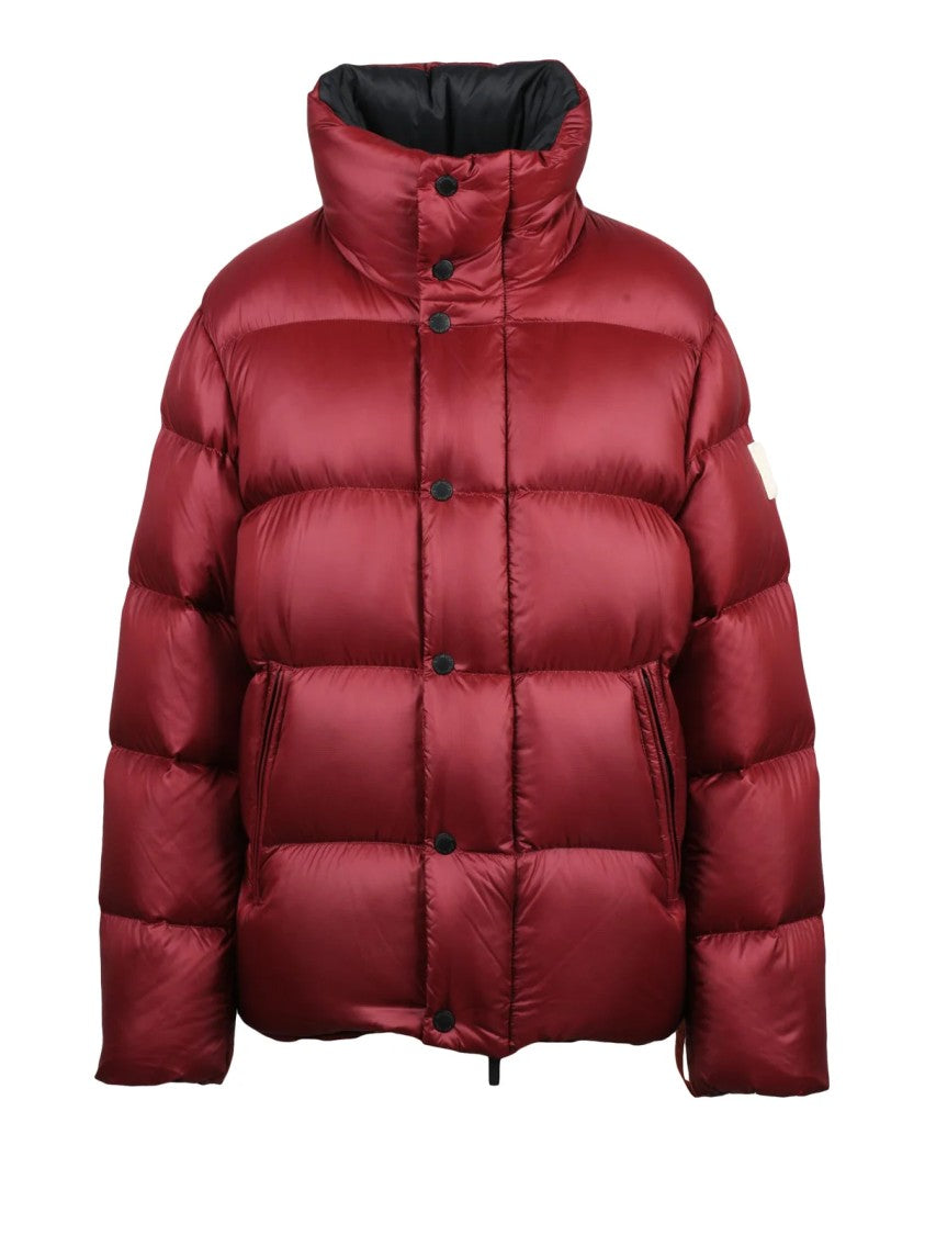 After Label Red Chamonix Water-Resistant Polyamide Down Jacket