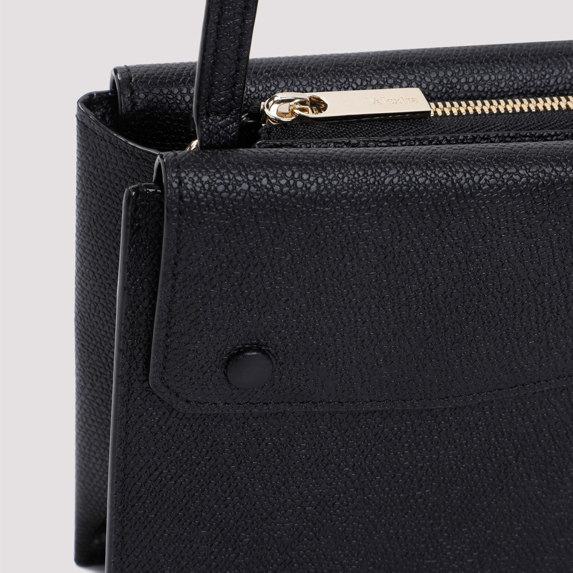 Valextra Black Calf Leather Trio Cross-Body Bag