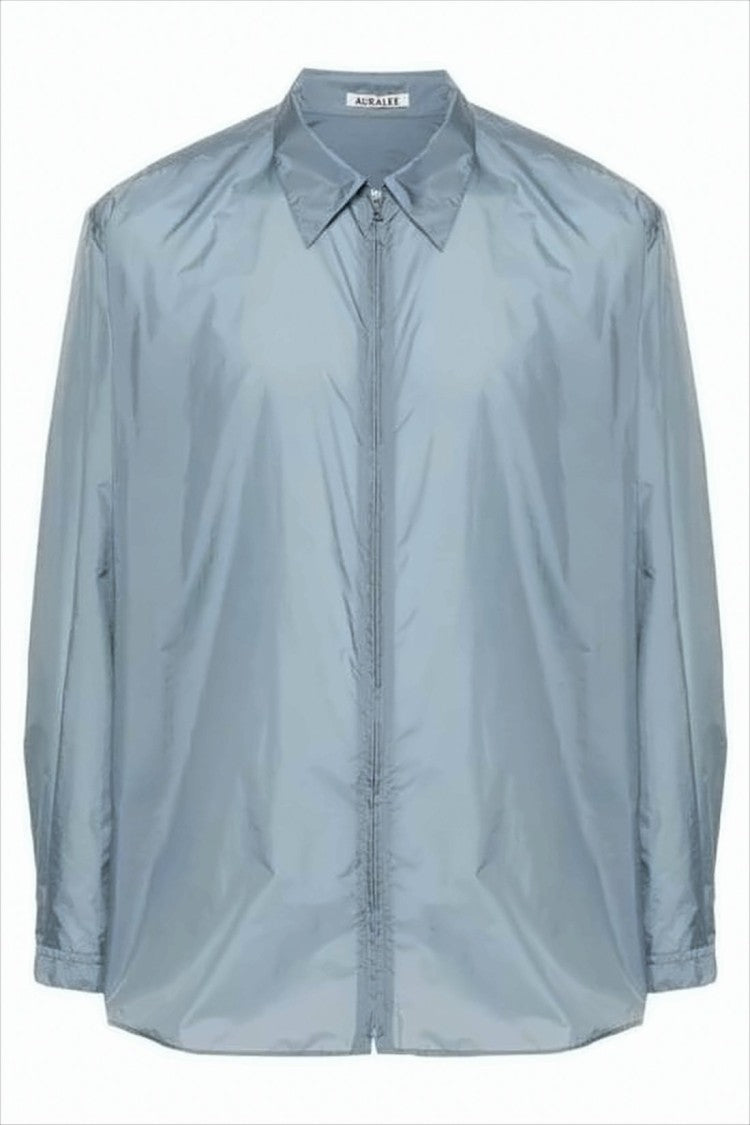 Auralee Subtle Sheen Long-Sleeve Shirt
