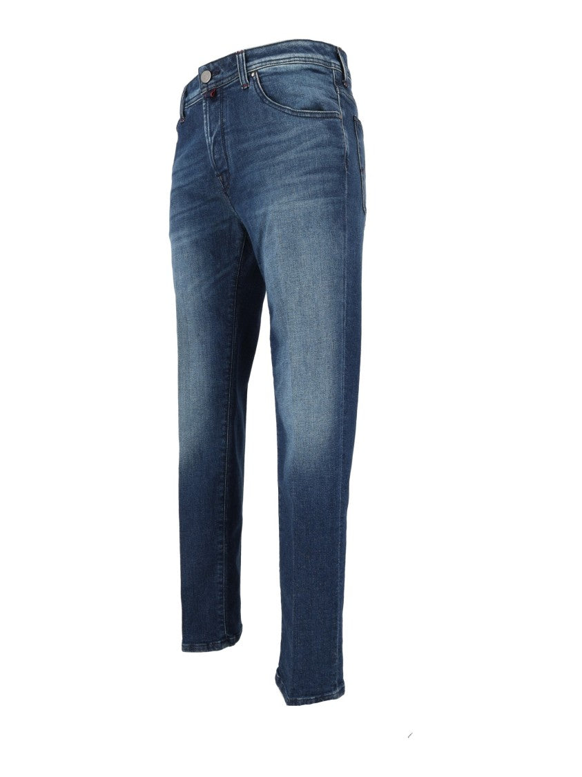 Jacob Cohen Scott Cropped Slim-Fit Jeans
