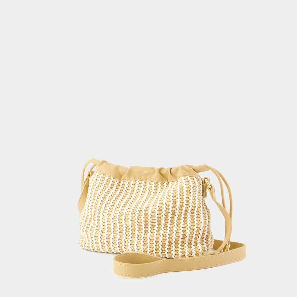 A.P.C. Ninon Mini Crossbody - Synthetic - Beige