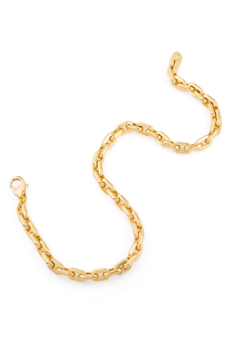 Federica Tosi Gold Lace Cindy 18K Gold Plated Bronze Metal Necklace