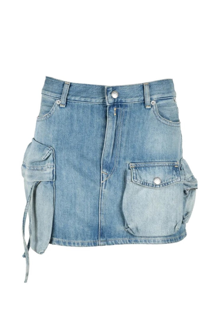 Replay Blue Denim Mini Skirt