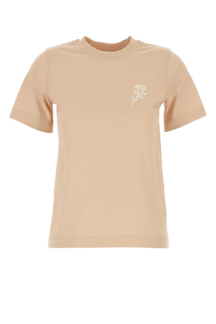 Burberry Peach Cotton T-Shirt