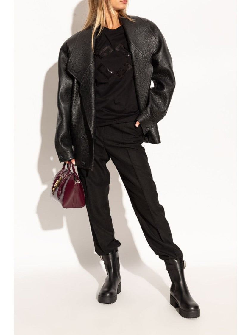 Givenchy Black Calf Leather Boots