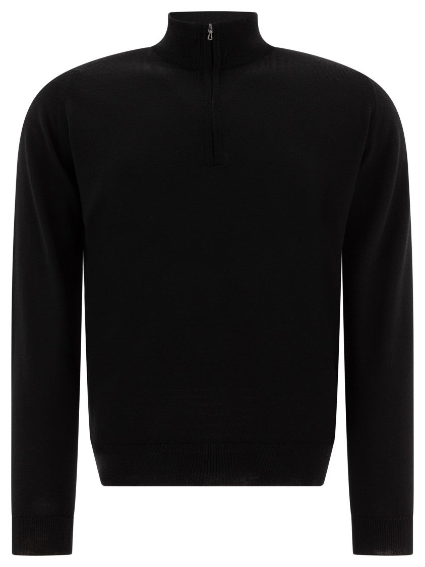 John Smedley "Tapton" Half-Zip Sweater
