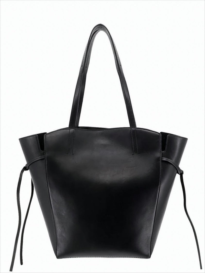 Mulberry Structured Black Calf Leather Shoulder Bag