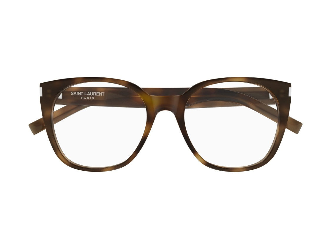 Saint Laurent Silver Sl 897 Tortoiseshell Oversized Square Sunglasses