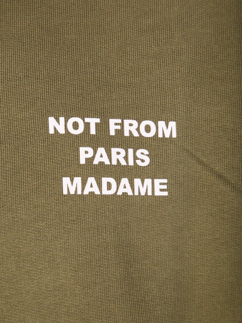 Drôle De Monsieur Olive Green Hoodie