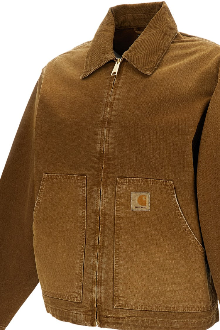 Carhartt Wip Light-Brown Og Arcan Dearborn Organic Cotton Canvas Jacket