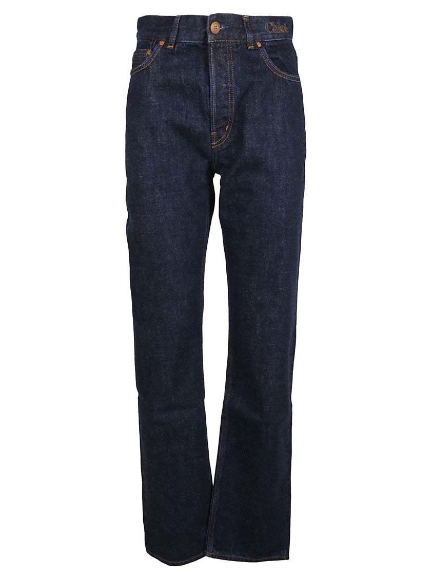Chloé Straight-Leg Mid-Rise Jeans