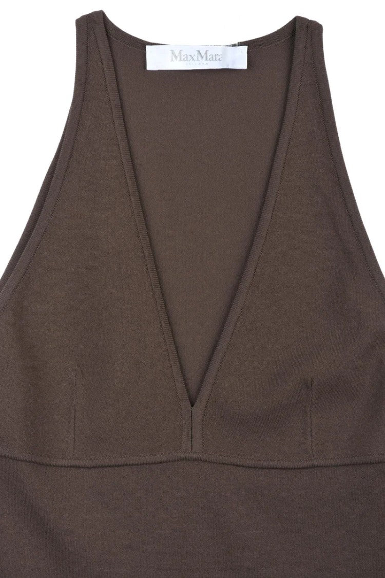 Max Mara Armida Top - Dark Brown