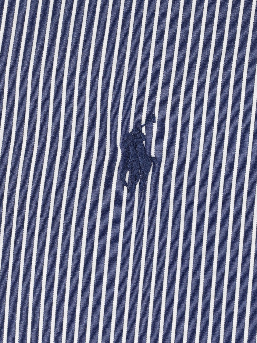 Polo Ralph Lauren Blue Striped Cotton Casual Shirt