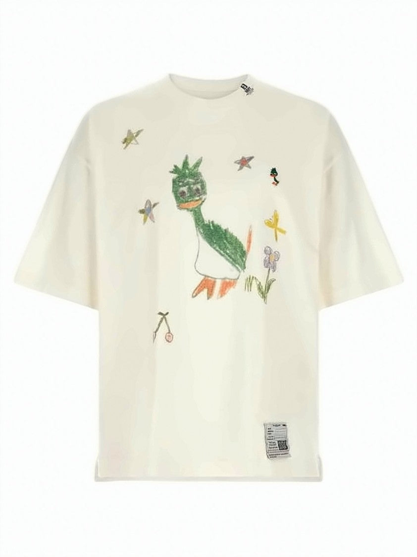 Maison Mihara Yasuhiro Playful Short-Sleeve T-Shirt With Artistic Design