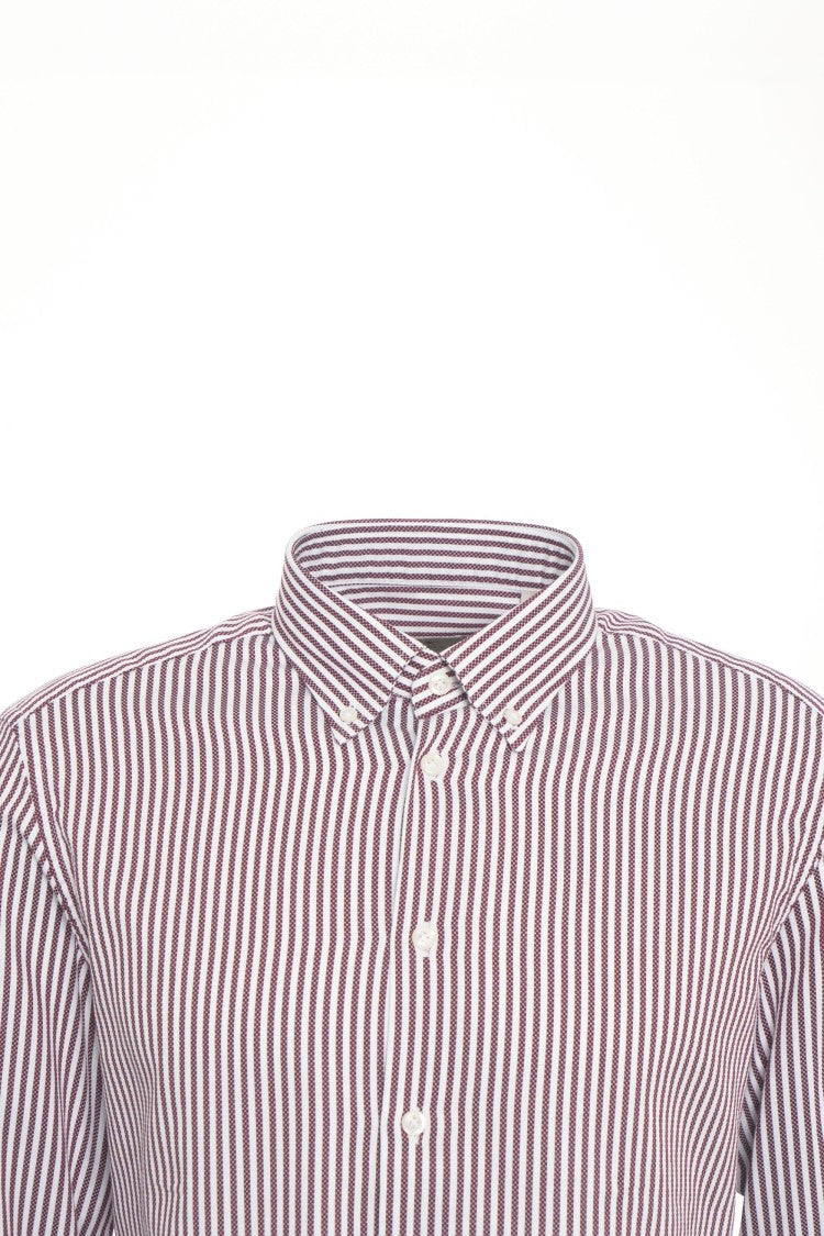 Bastoncino Refined Striped Shirt With Classic Button-Down Collar
