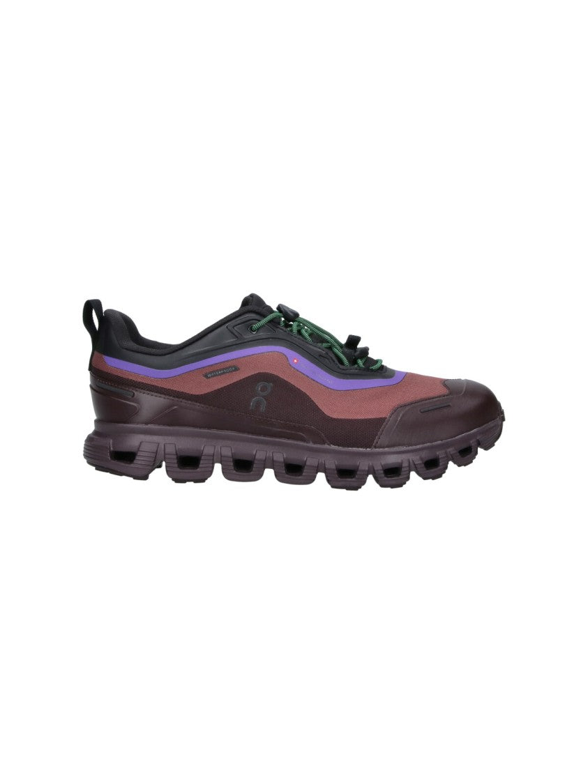 On Burgundy Cloud 6 Geo Waterproof Sneakers