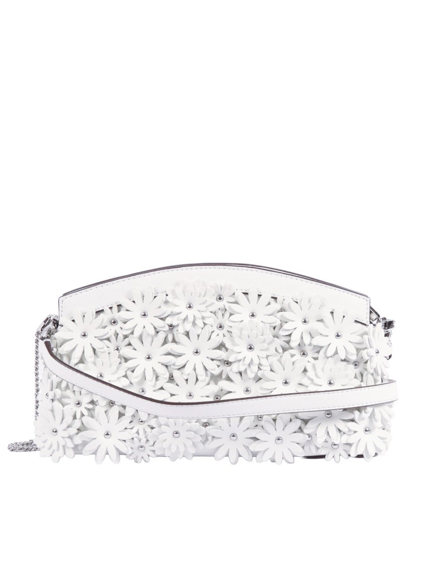 Michael Kors Floral Appliqué Dome Chain Clutch