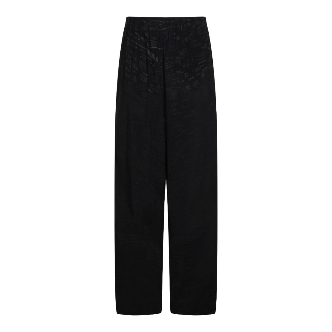 Mm6 By Maison Margiela Straight-Leg Trousers In Deep Anthracite Shade