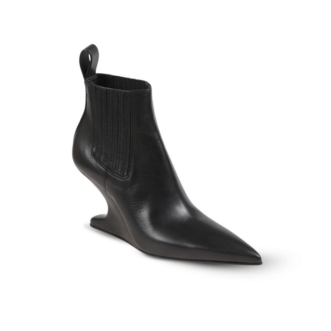 Rick Owens Runway Sharp Ankle Boots
