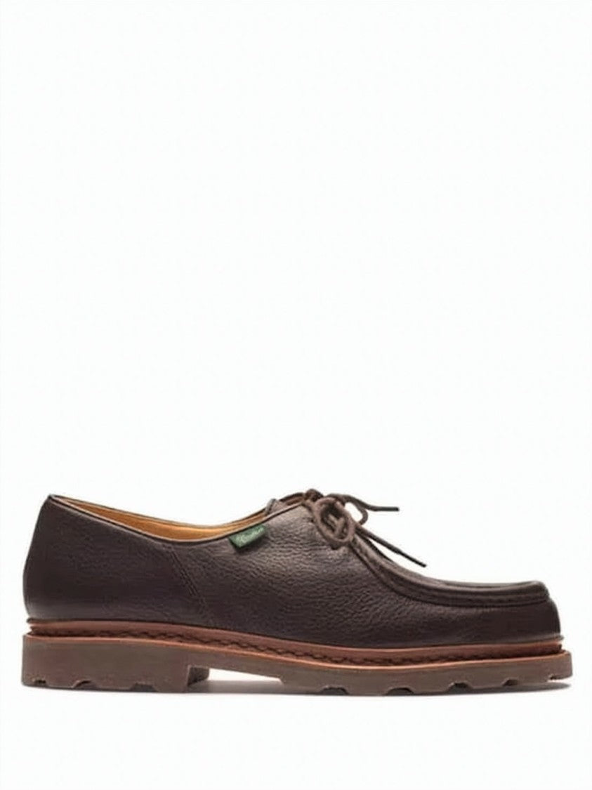 Paraboot Textured Calf Leather Lace-Up Dress Shoes