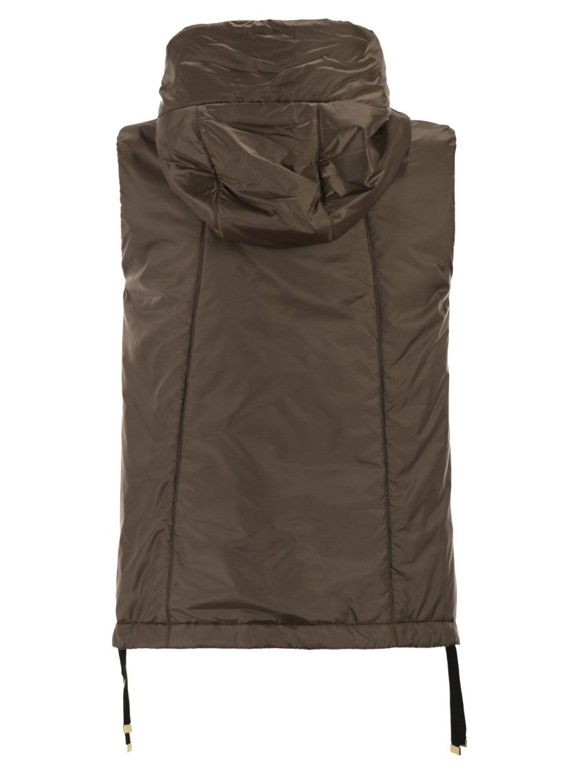 Max Mara Greengo - Sleeveless In Drip-Proof Technical Fabric