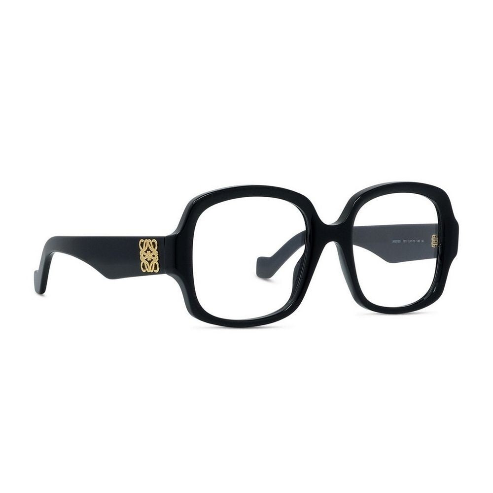 Loewe Anagram Oversized Square Eyeglasses With Beveled Edges