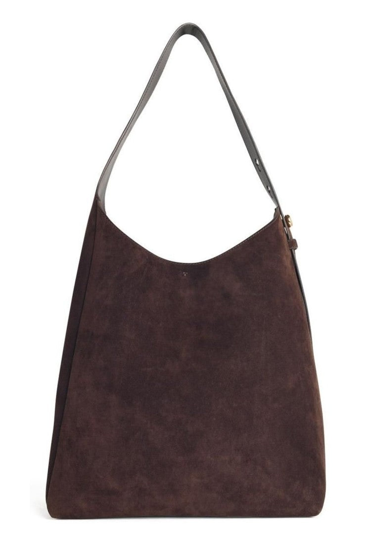 Tory Burch Ebony Suede Hobo Bag