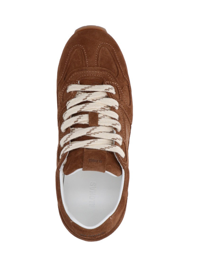 Alohas Dark Brown Tb 56 Suede Sneakers