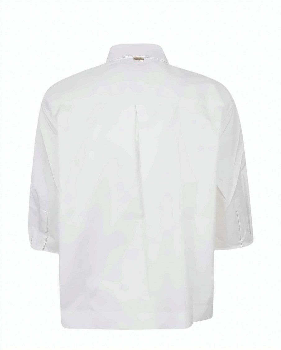 Herno Cotton 3/4 Sleeve Classic Collar Shirt