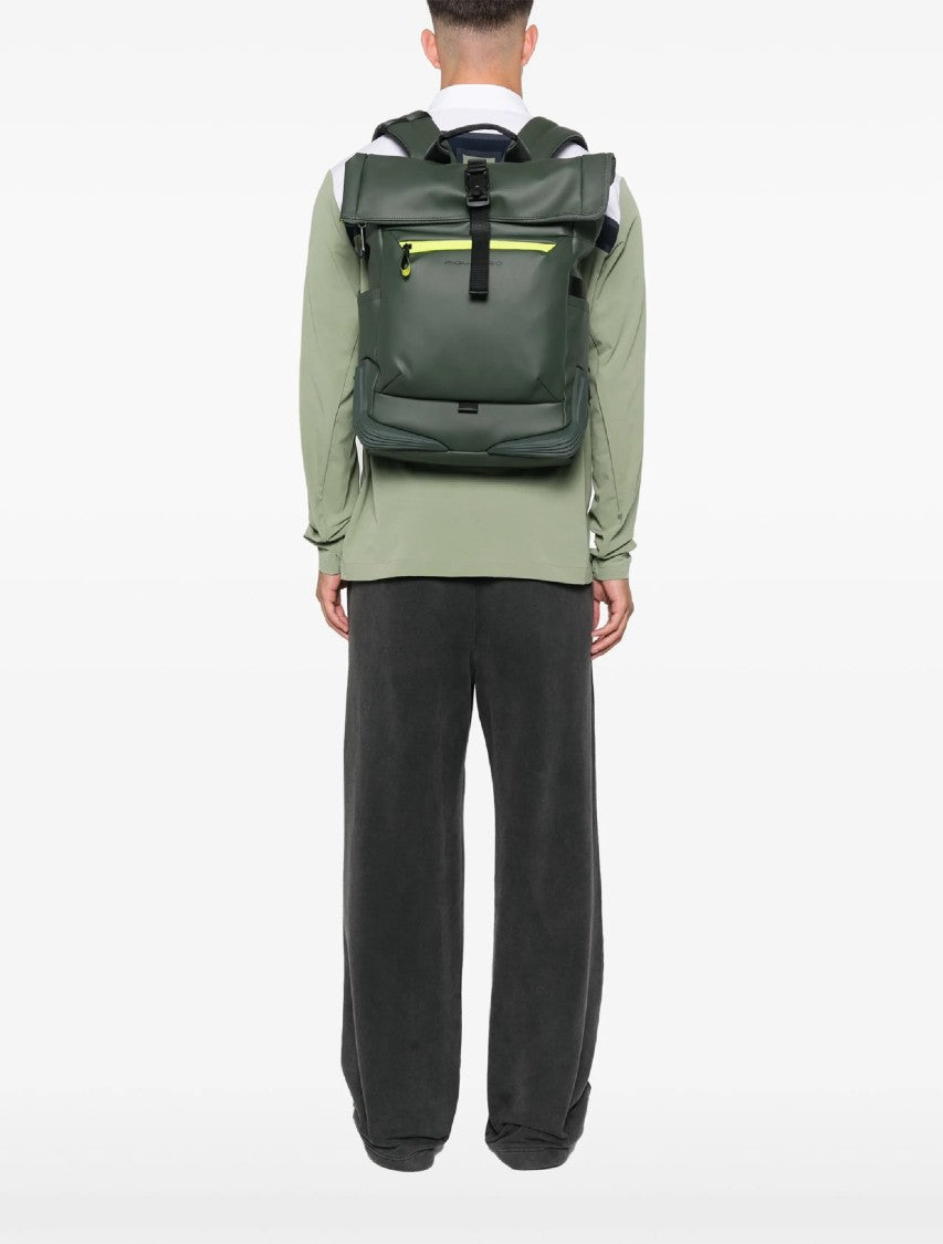 Piquadro Roll-Top Backpack